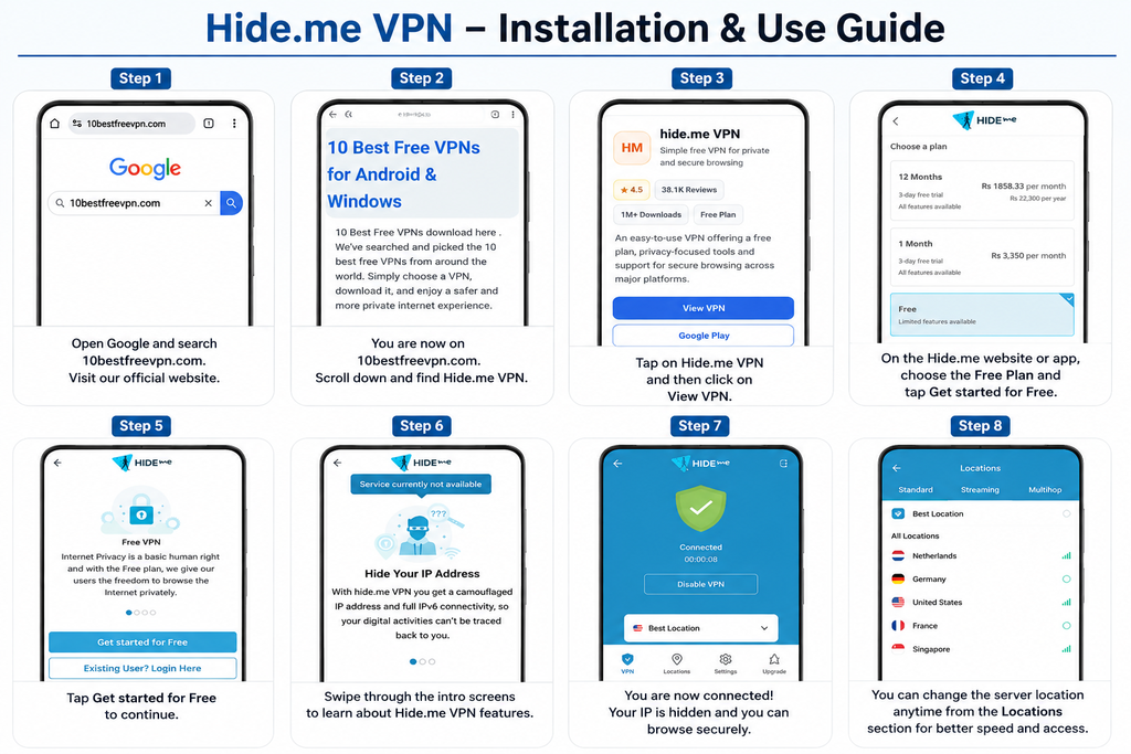 hide.me VPN Installation Guide , 
